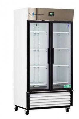 American BioTech Supply Premier Laboratory Glass Door Refrigerator (35 cu ft)