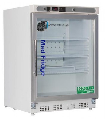 American BioTech Supply Premier Pharmacy Undercounter Refrigerators (4.6 cu ft) (Right Hinge) (Glass Door)
