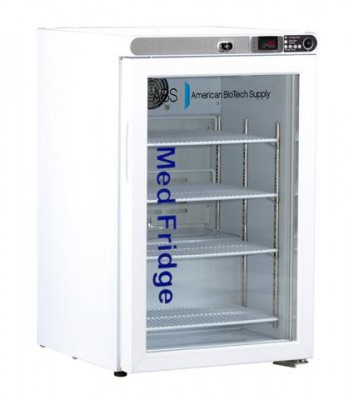 American BioTech Supply Premier Pharmacy Undercounter Refrigerators (2.5 cu ft) (Right Hinge) (Glass Door)