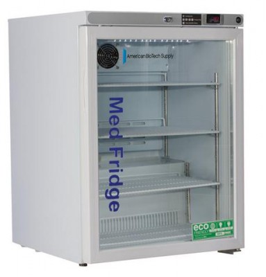 American BioTech Supply Premier Pharmacy Undercounter Refrigerators (5.2 cu ft) (Right Hinge) (Glass Door)