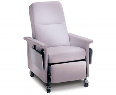 Champion 56 Series Medical Recliner W/500 Lb. Capacity. Power Recline. Tearose Color.