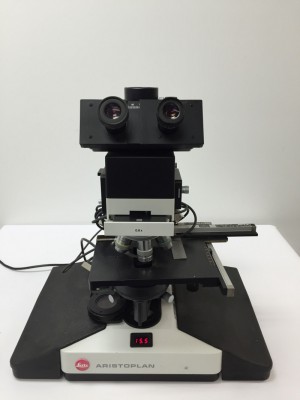 Leitz Aristoplan Trinocular Phase Contrast Microscope