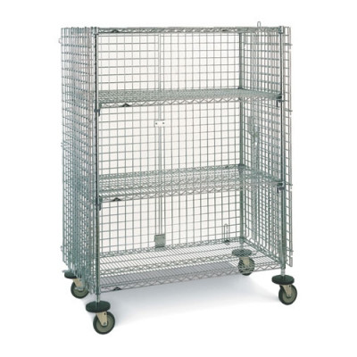InterMetro SEC56EC 2460 Sec Stm Cstr Cart - Chrome