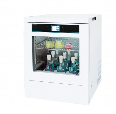 Jeio Tech ISS Series Incubated Shaker 2.8 Cu ft. Heating and Cooling Universal with Full Set 500ml Flask Clamps
