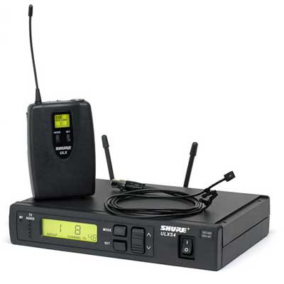 Shure or Sennheiser Wireless Lavalier/Lapel Microphone System
