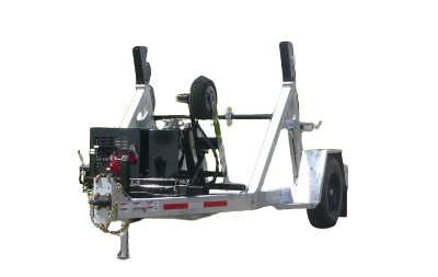 Larson LRT-8K Reel Trailer With Reel Turner