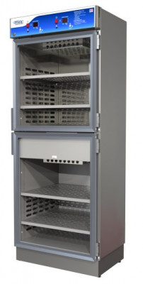 Mac Medical DWC183074T 12.27 Cu.Ft Dual Chamber Warming Cabinet, Glass Door, 20.5