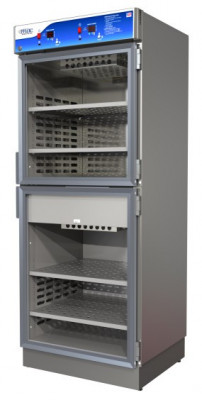 Mac Medical DWC243074E 17.64 Cu.Ft Dual Chamber Warming Cabinet, Glass Door, 26.5