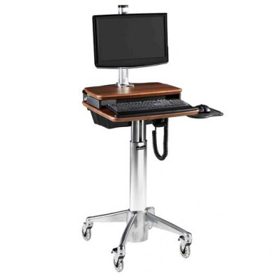 Midmark 6203 Care Exchange Flat Panel EMR Transition Workstation. W/ Cord Tray