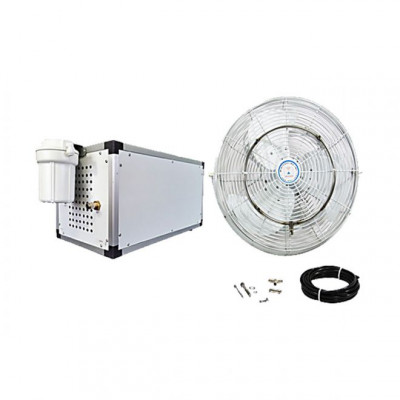 Misting Fan System 18 Inch Fan - High Pressure - With Stainless Steel Ring