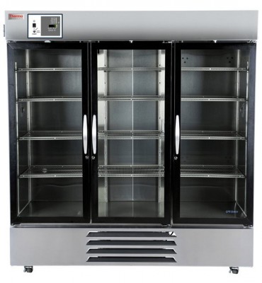 Thermo Scientific General-Purpose Series Lab Refrigerator, 72 cu ft, White Glass Door, Chart Recorder