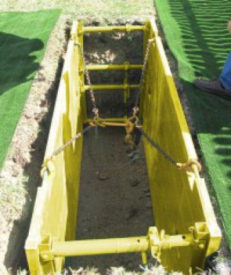National Trench Safety Grave Shield