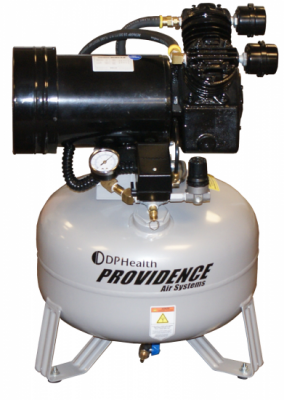 Providence Dental Air Compressor System 1 HP (2 User) With easy carry handle