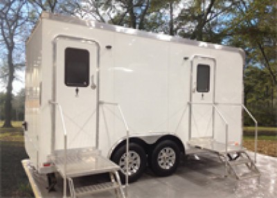 Portable Restroom Trailers, 4-6 Station