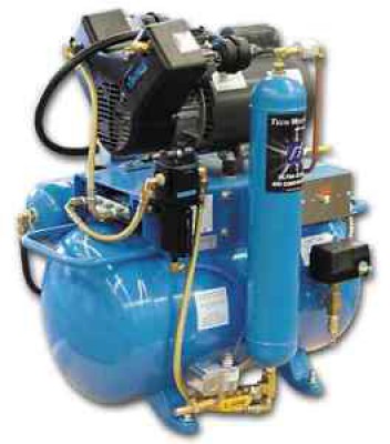 Tech West 1HP Ultra Clean Oilless Air Compressor (2 User)