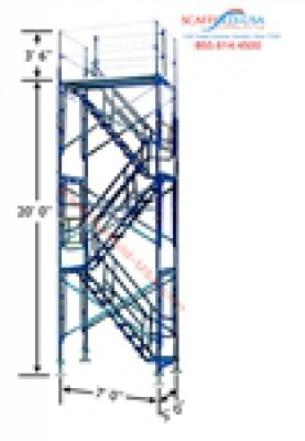 Scaffold-USA 20ft Non-Rolling Stair Tower