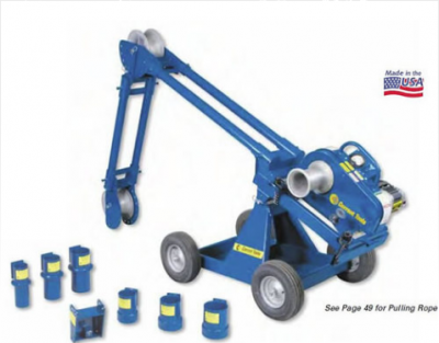 Current Tools 8890AS Mantis Mobile Cable Pulling Package w Storage Box 8000lb. Cap