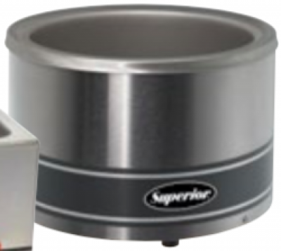 Superior 6344360 Round Countertop Food Warmer