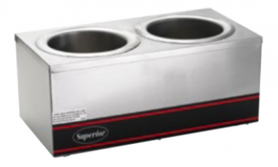 Superior 2344372 Twin-Well Countertop Food Warmer