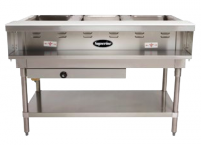Superior 8122924 Open Well Gas Steam Table