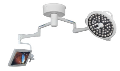 Bovie XLDS-S2MA 120K Lux LED Surgical Light w/ 1 Monitor Arm