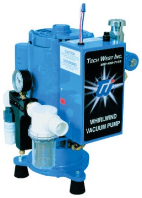 Tech West 2HP Dental Vacuum Pump (4 User) (With Recycler)