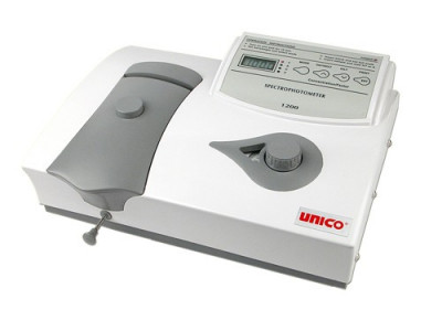 Unico S1201E Spectrophotometer w/ RS-232 & 220V Power Cord & 4-Position Cell Holder